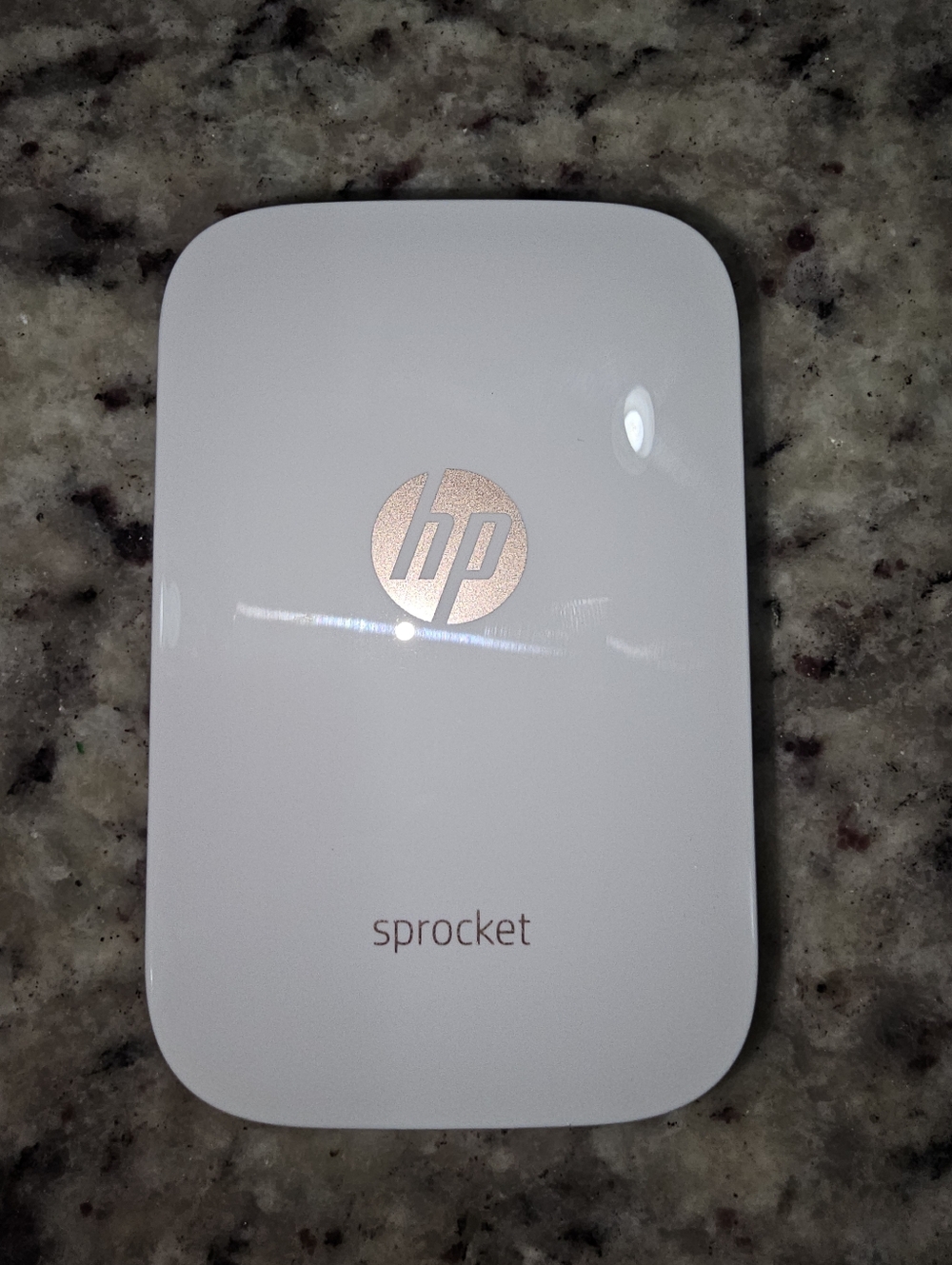 HP Sprocket Portable Color Photo Printer Bundle Bluetooth White Rose Gold - Picture 2 of 10